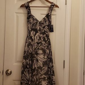 NWT Rickie Freeman for Teri Jon Midi Evening Dress